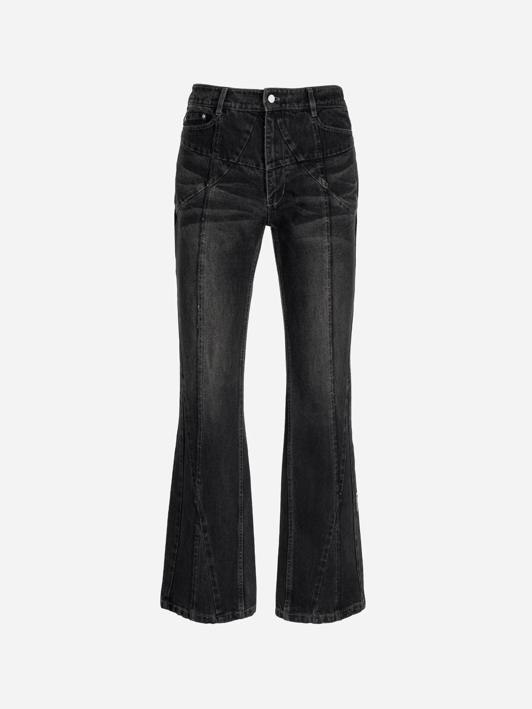 005 - Stagger Streamline Arch Raw Edge Jeans