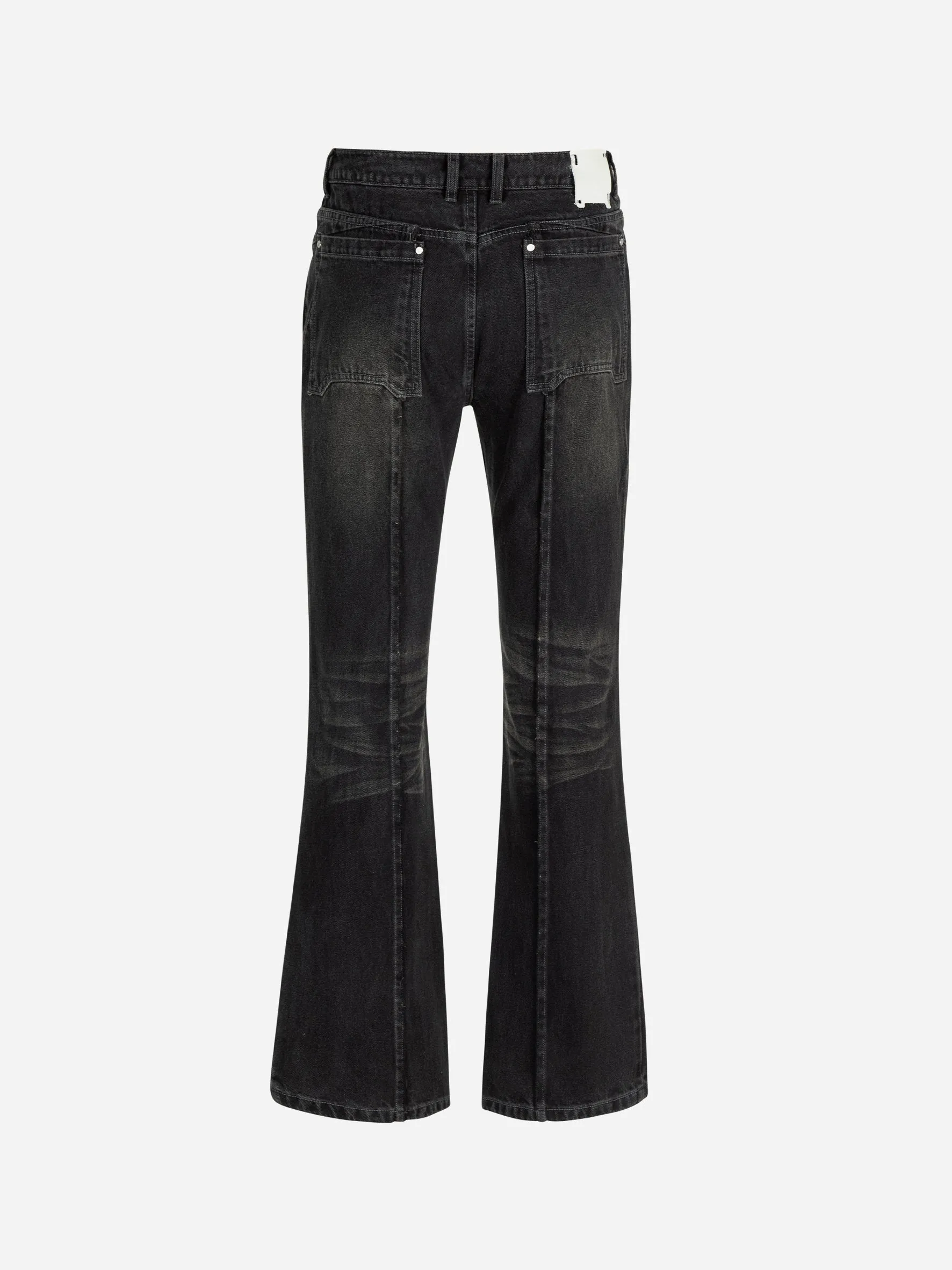 005 - Stagger Streamline Arch Raw Edge Jeans