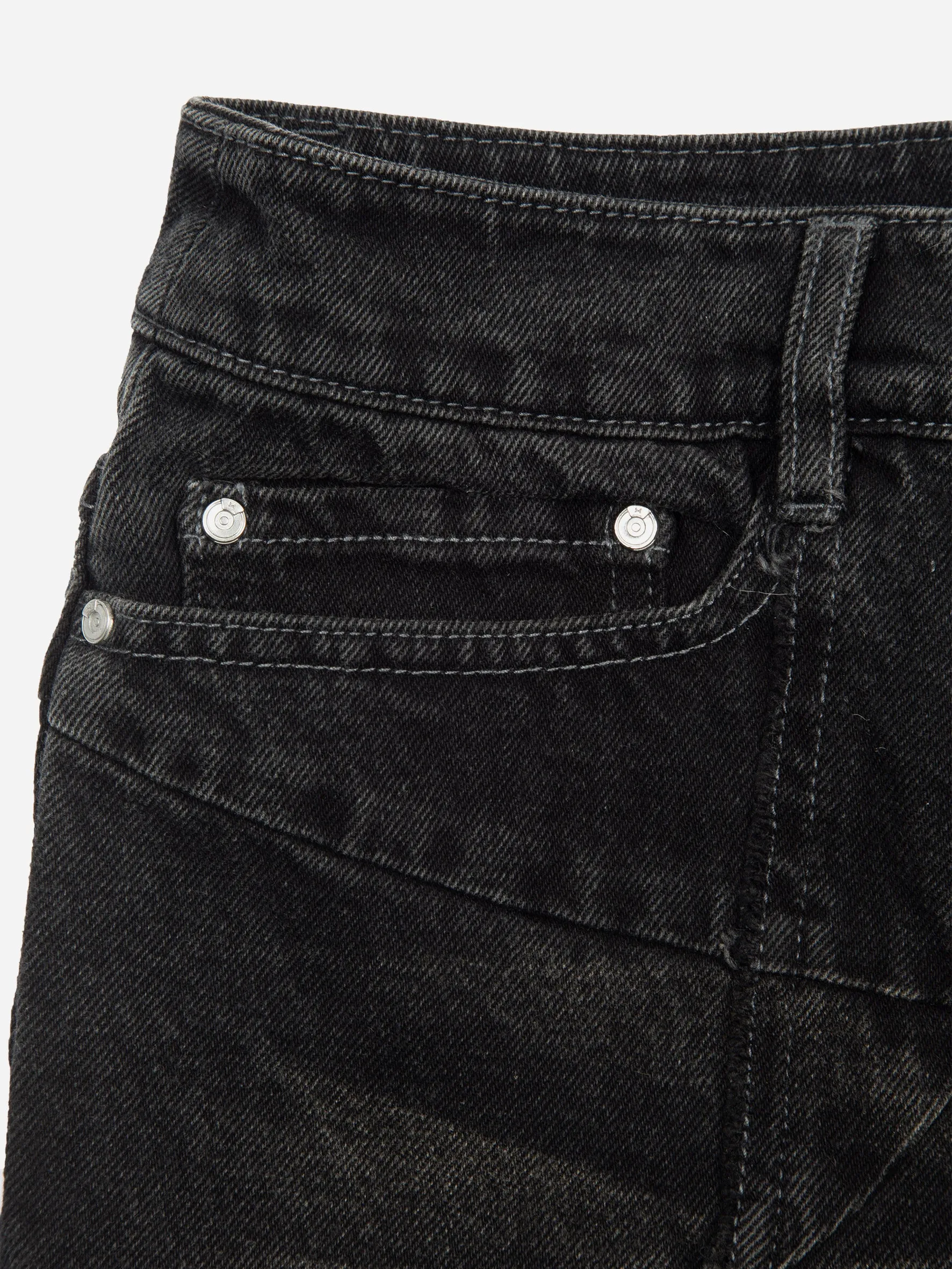 005 - Stagger Streamline Arch Raw Edge Jeans