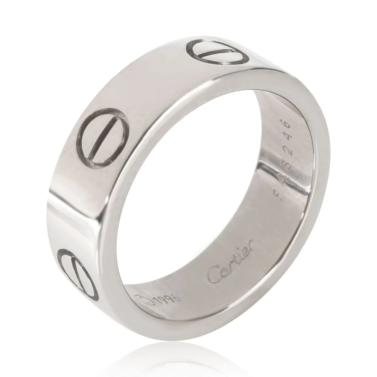 113980, Cartier Love Ring in 18kt White Gold, Size: 50