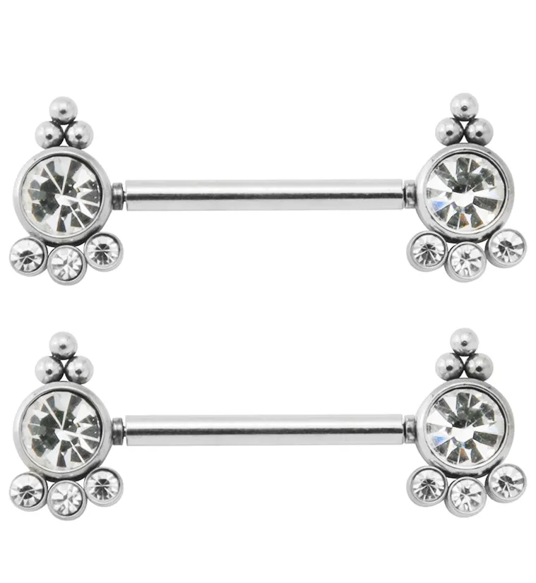 14G Trilogy Threadless Nipple Ring Barbells