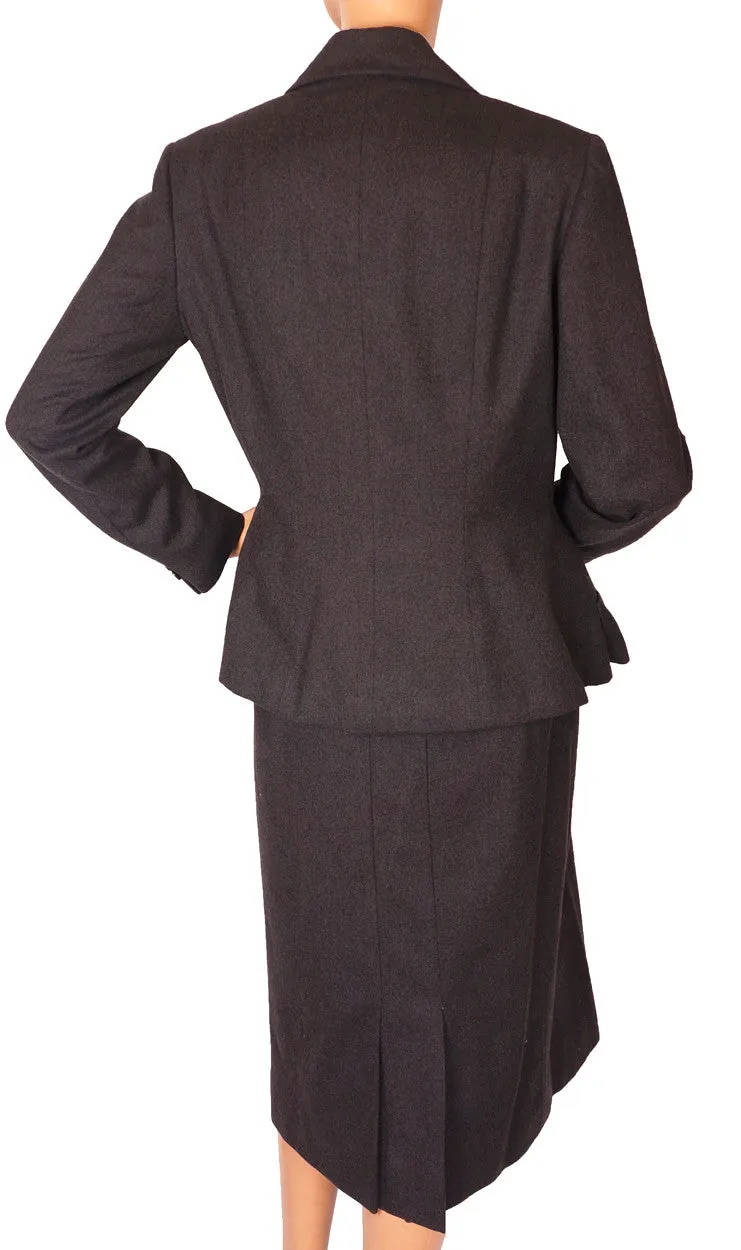 1950s Grey Wool Ladies Suit by Hardy Amies