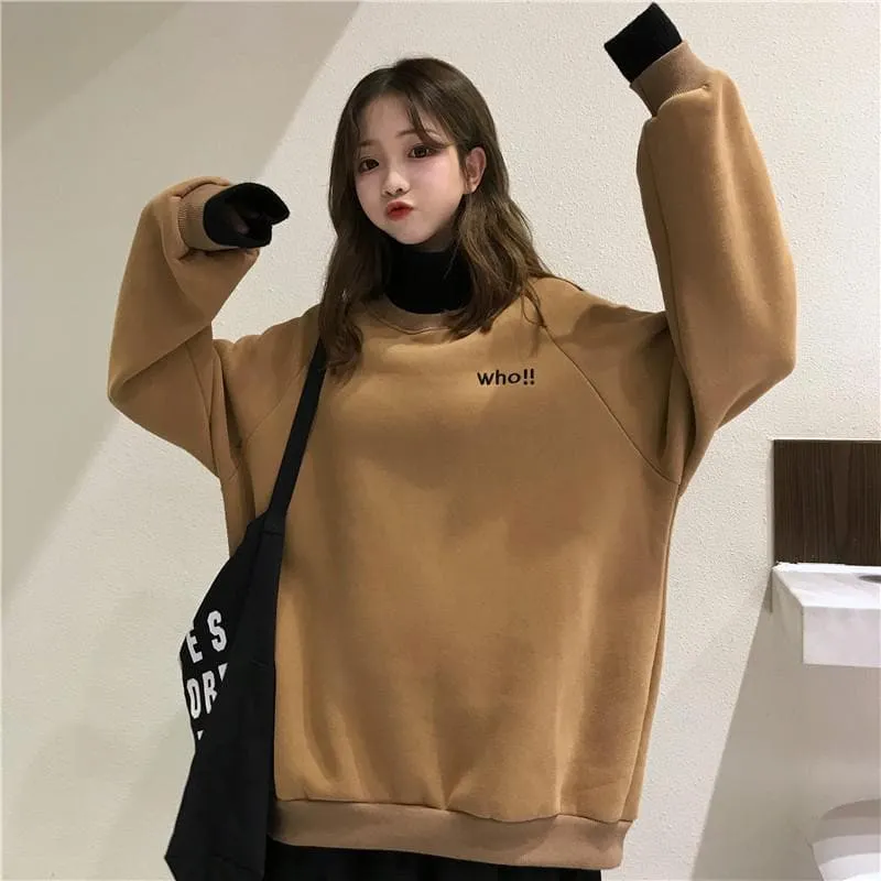 2-in-1 Turtleneck   who!! Sweatshirt