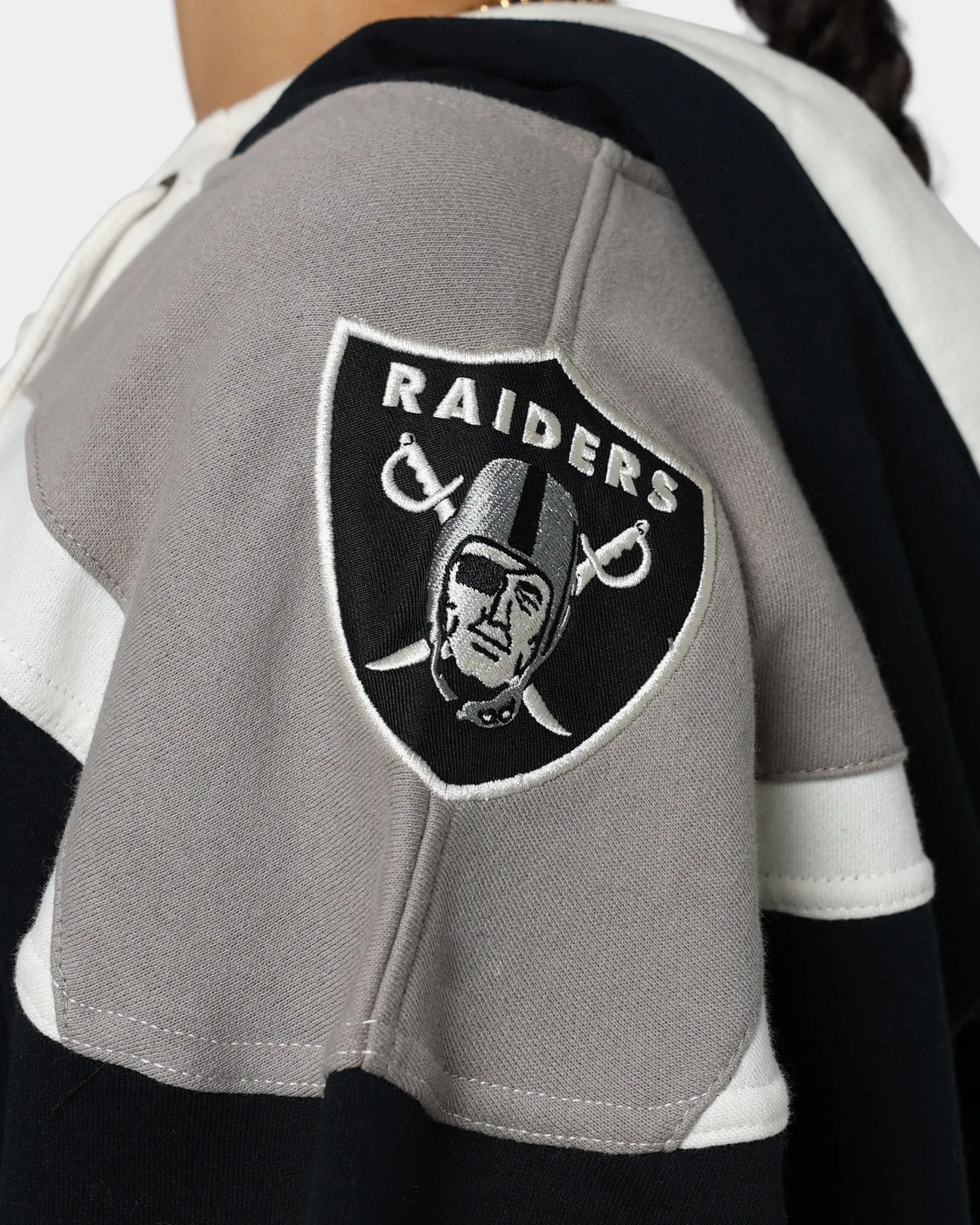 47 Brand Las Vegas Raiders Superior Lacer Hoodie Jet Black/Grey