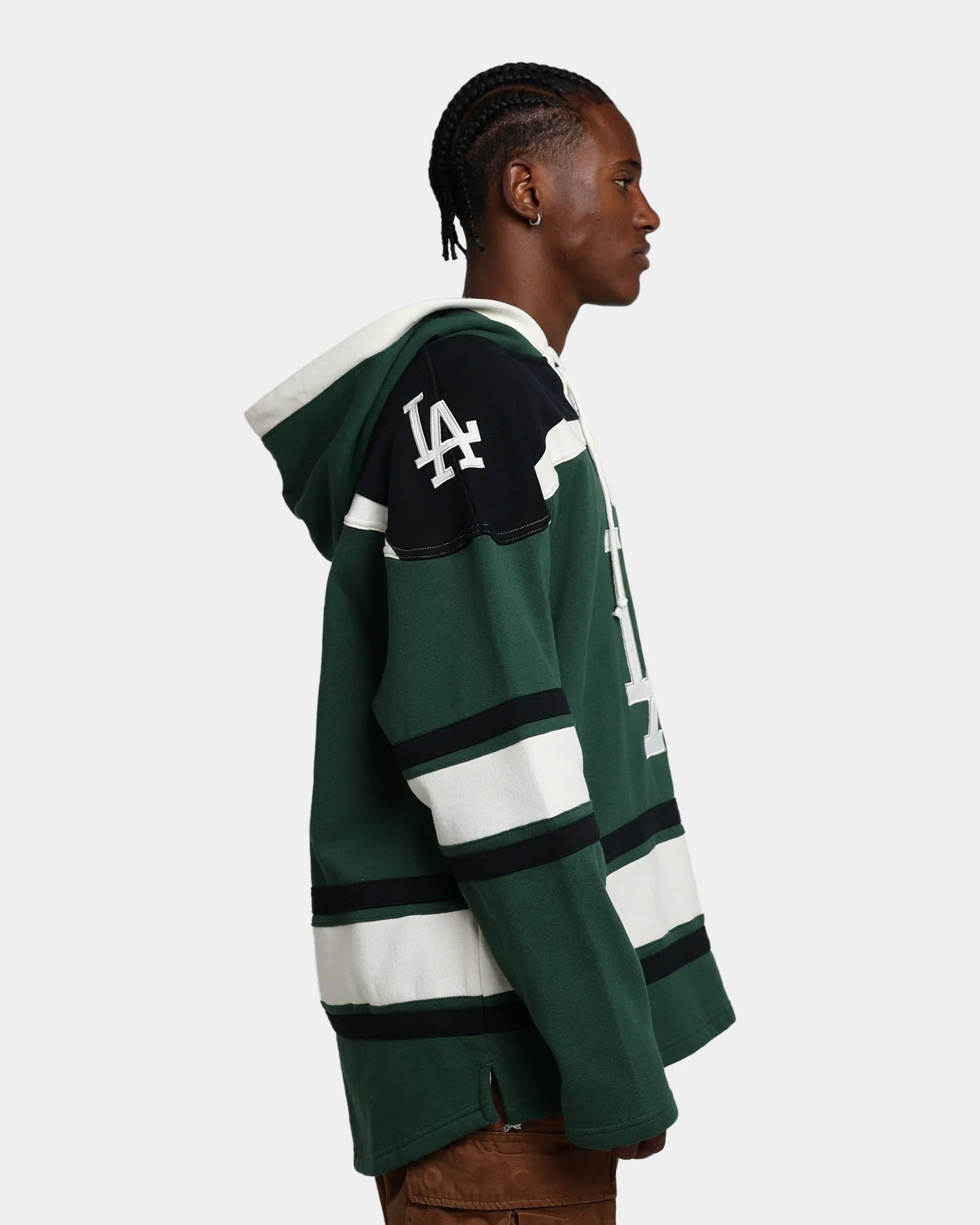 47 Brand Los Angeles Dodgers Superior Lacer Hoodie Dark Green