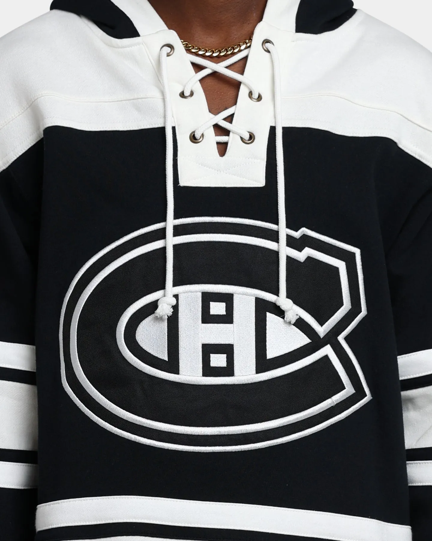 47 Brand Montreal Canadiens Superior Lacer Hoodie Jet Black