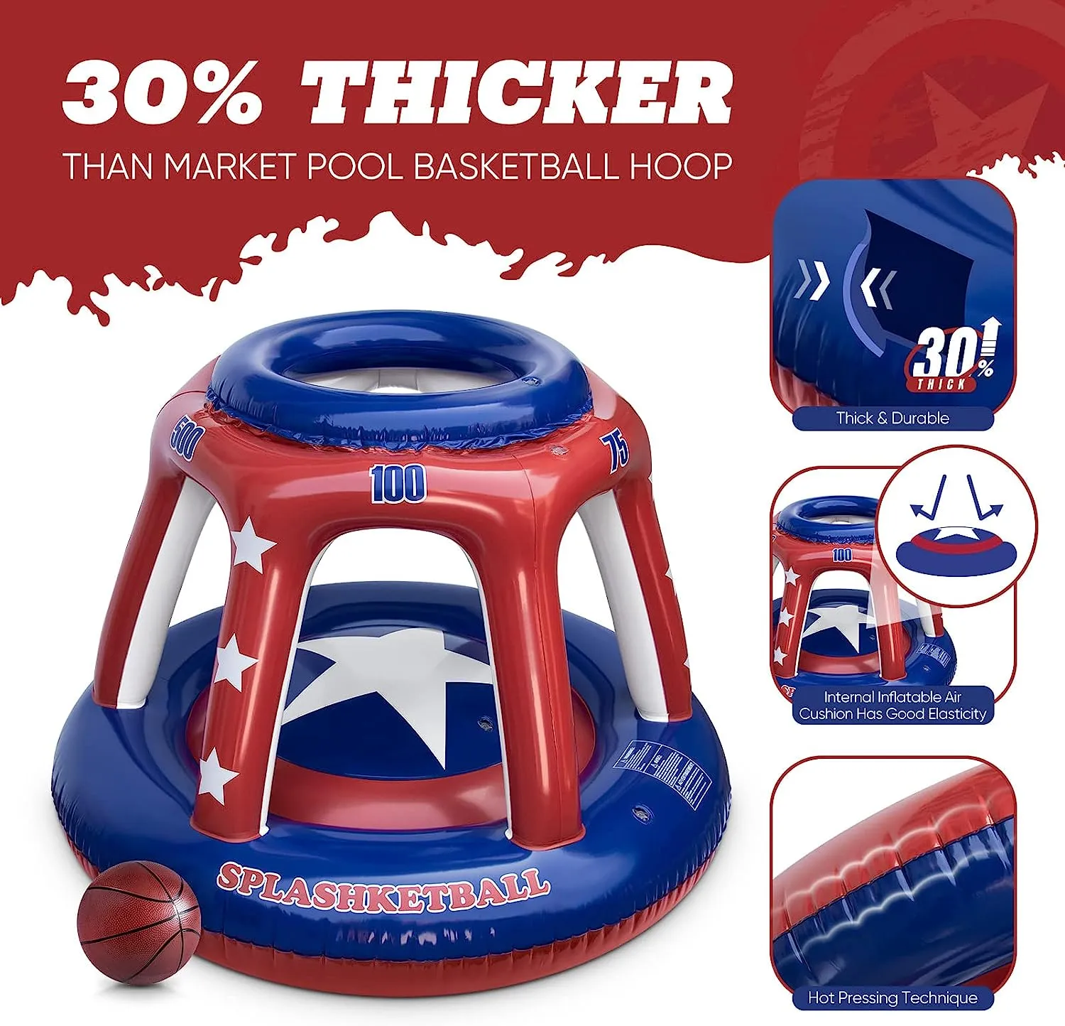 47 Larger Swimming Pool Basketball Hoop Set