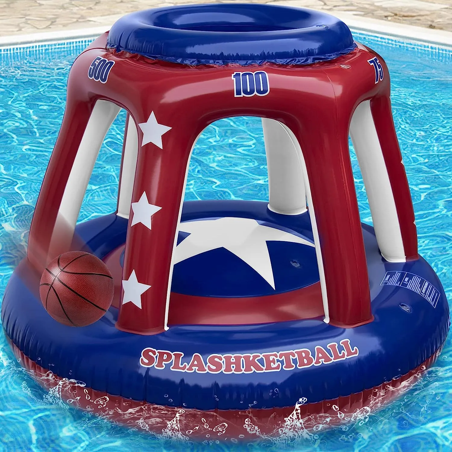 47 Larger Swimming Pool Basketball Hoop Set