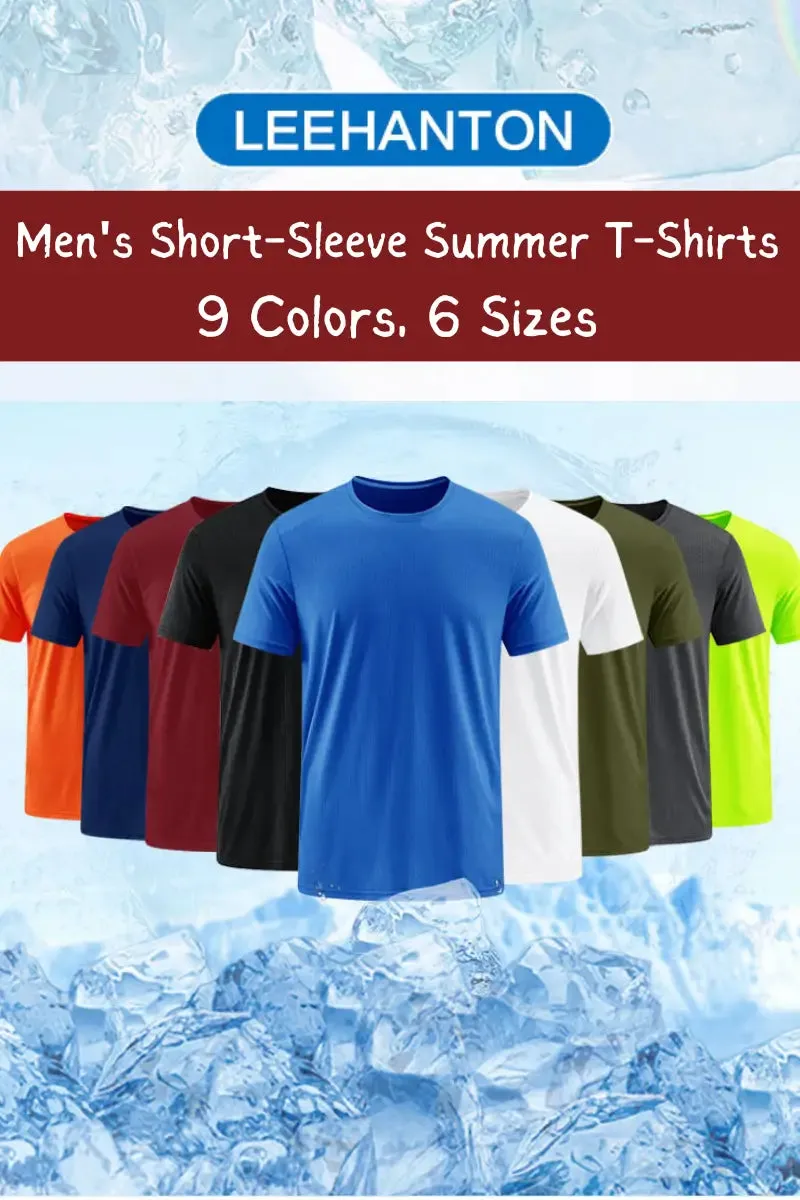 5 Pack Men's Short Sleeve Summer T-Shirts