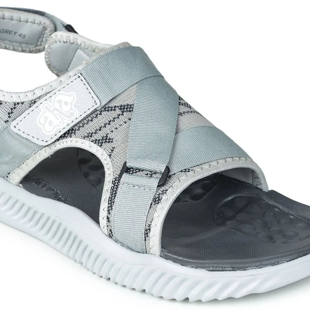 A-HA Casual Grey Sandals For Men STAMINA-12 By Liberty