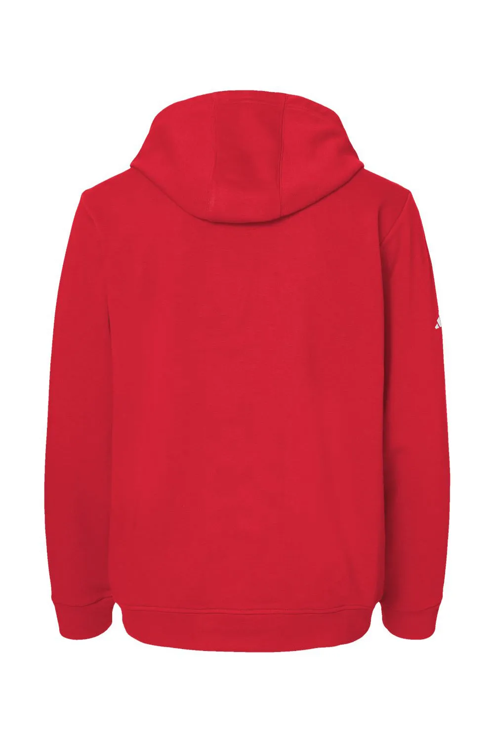 Adidas Mens Fleece Hooded Sweatshirt Hoodie - Red - NEW