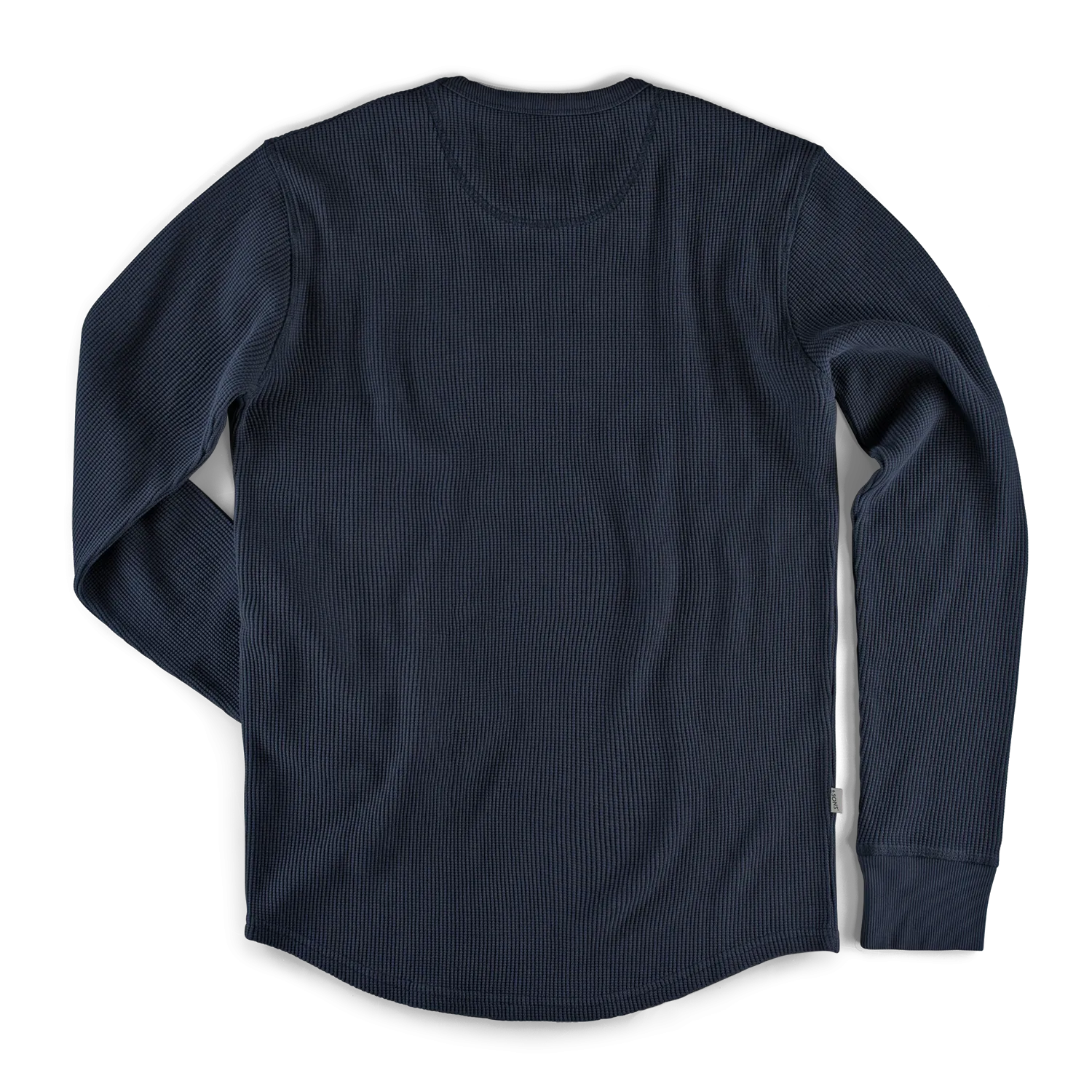 &SONS Base Waffle Crew Neck Navy