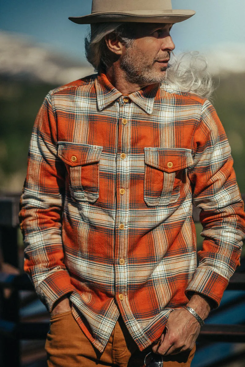 &SONS Eiger Mountain Shirt Rust Check