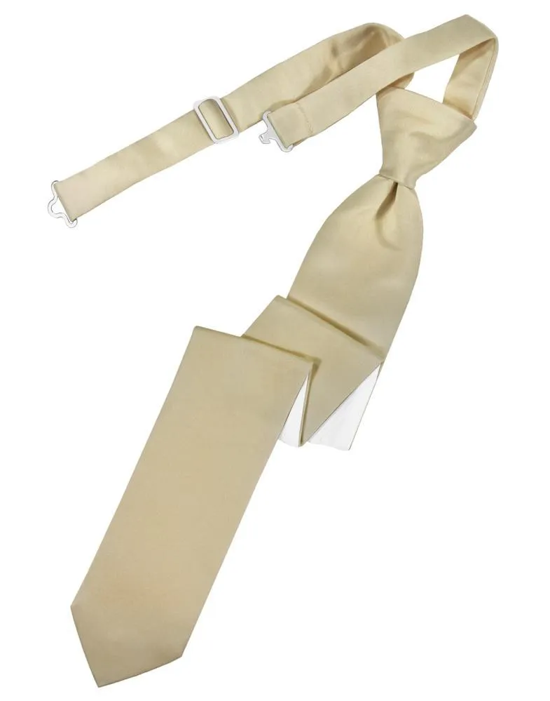 Bamboo Luxury Satin Skinny Necktie