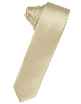 Bamboo Luxury Satin Skinny Necktie