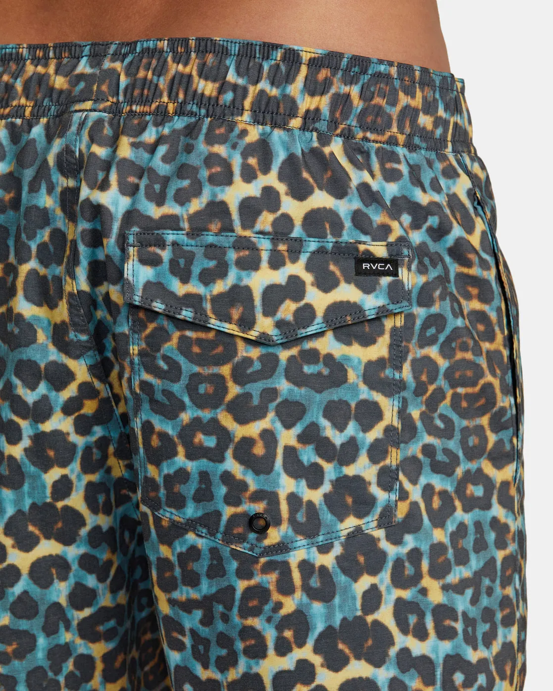 Barnes Elastic Waist 17 Boardshorts - Cheetah