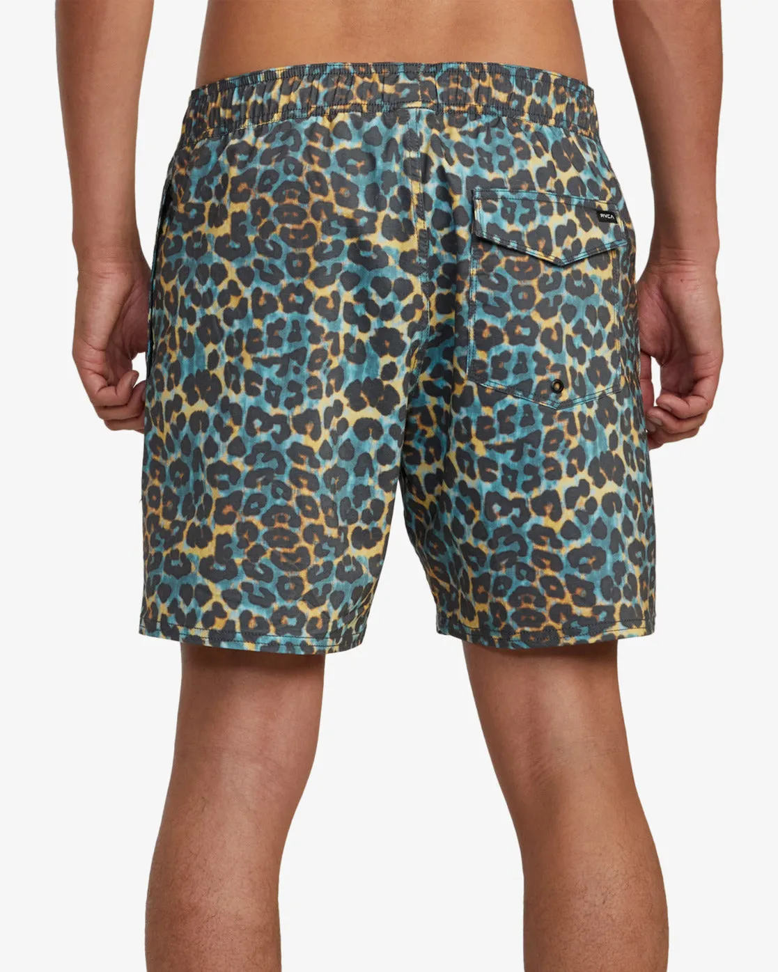 Barnes Elastic Waist 17 Boardshorts - Cheetah