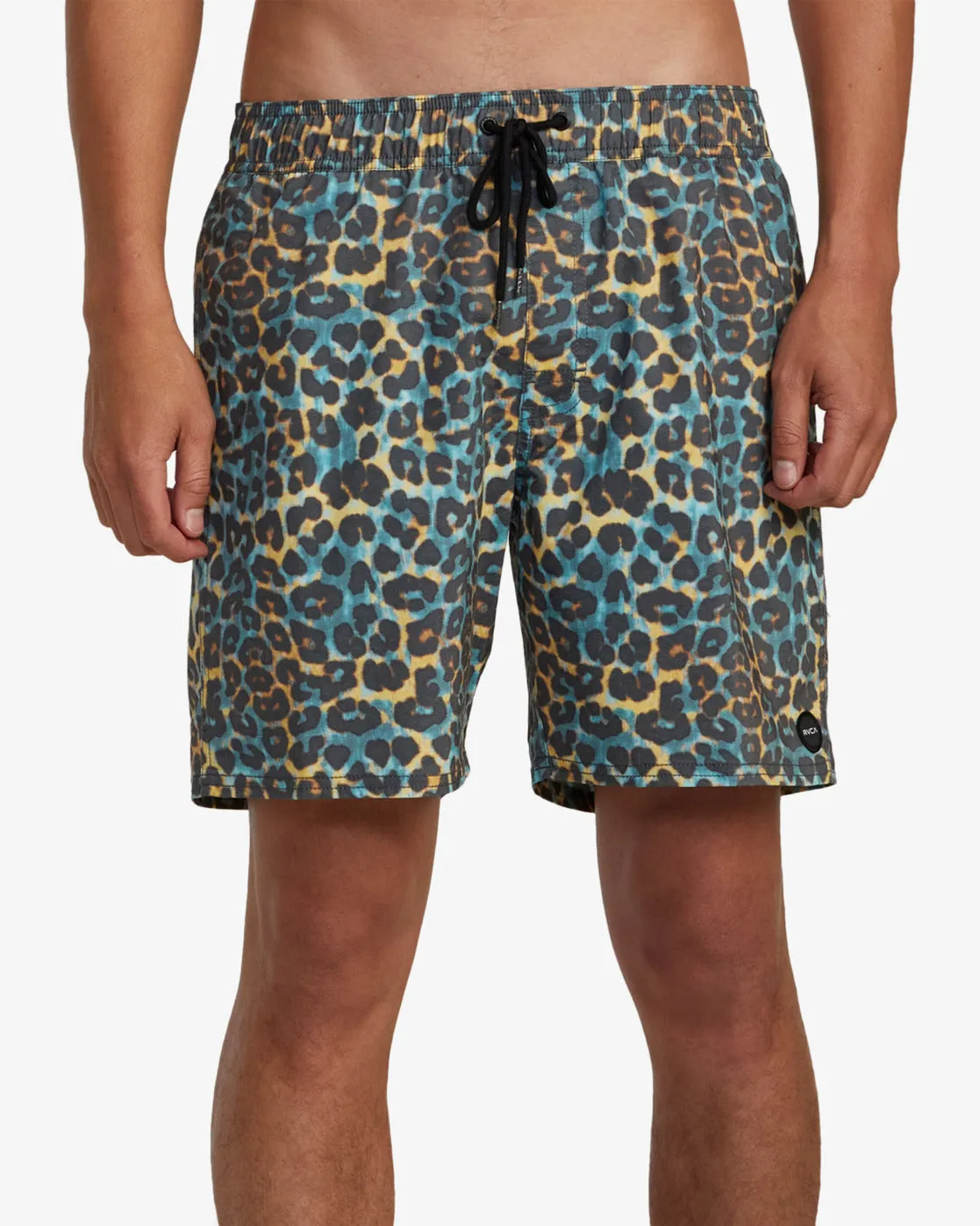 Barnes Elastic Waist 17 Boardshorts - Cheetah