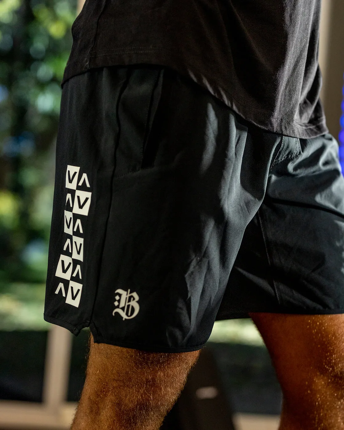 Barron Mamiya Yogger Stretch 17 Performance Shorts - Black