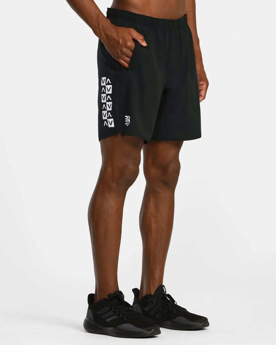 Barron Mamiya Yogger Stretch 17 Performance Shorts - Black