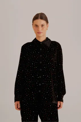 Black Velvet Shirt