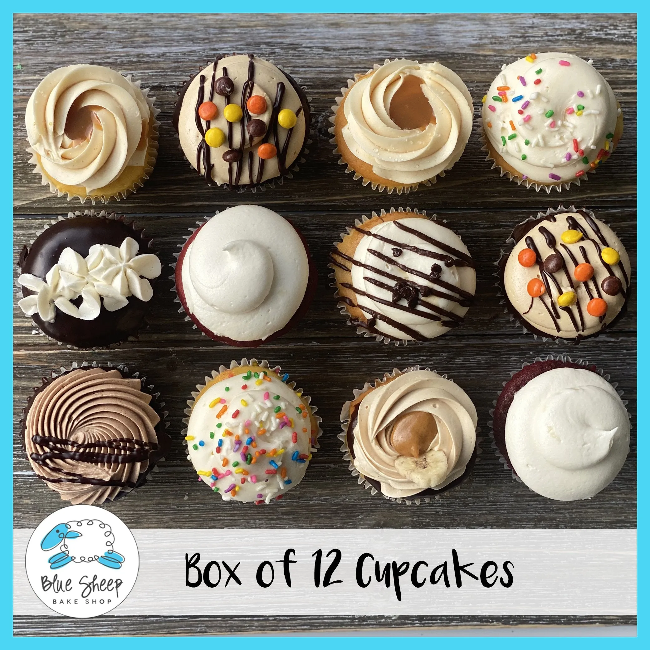 Box of 12 Gourmet Cupcakes!