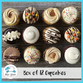 Box of 12 (twelve) Gourmet Cupcakes - Bundle Builder