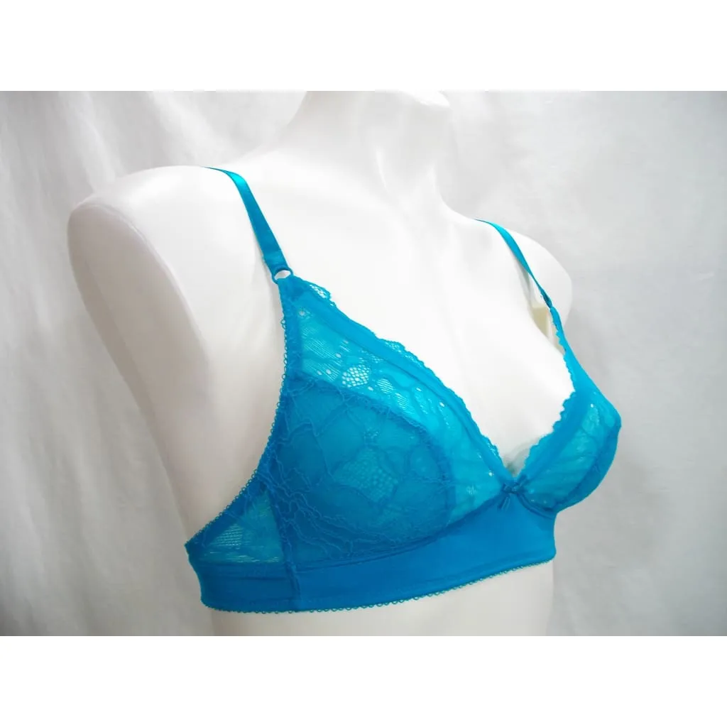 b.tempt'd 910236 by Wacoal b.gorgeous Lace Wire Free Bralette Bra Size 30 Tile Blue (Green)