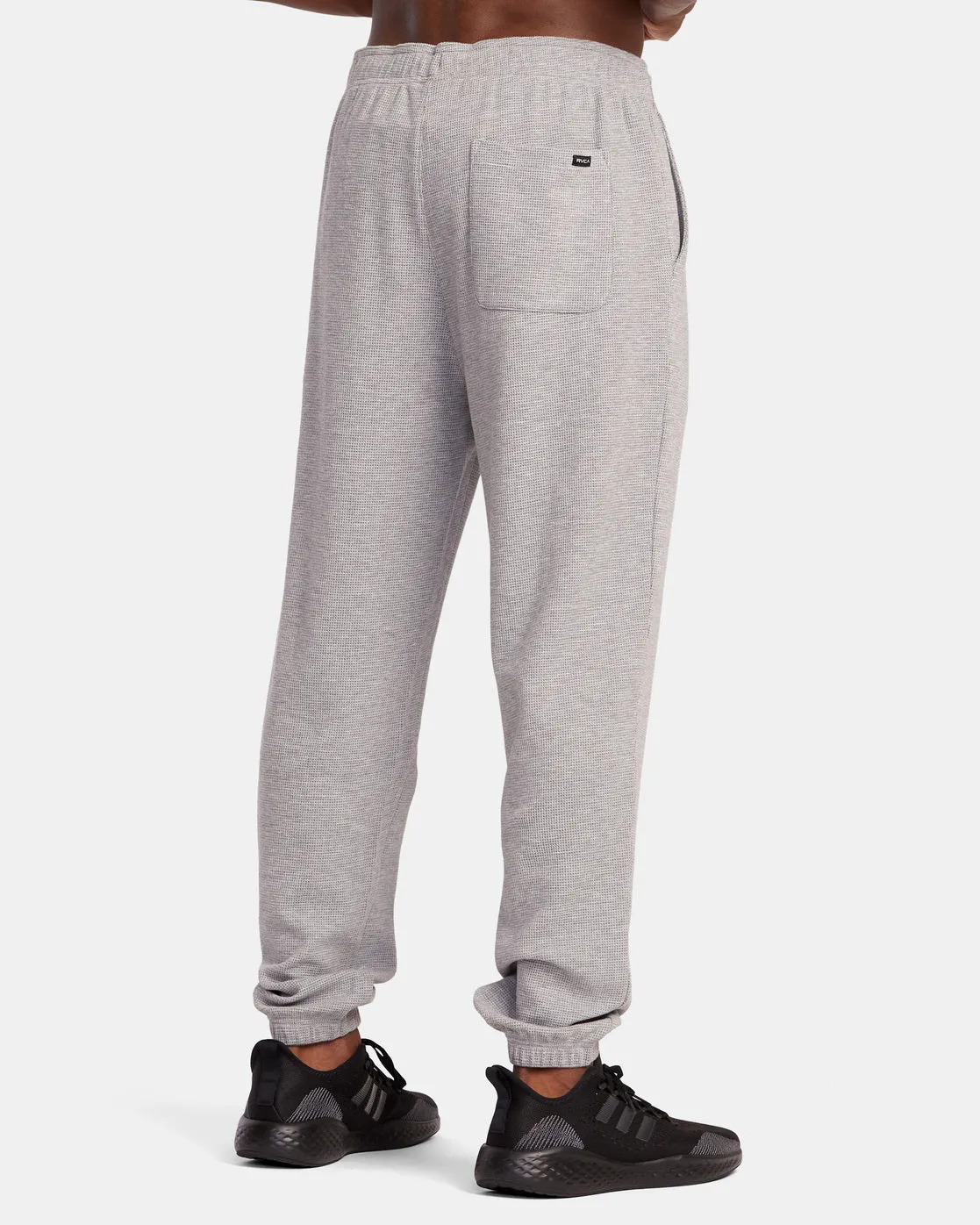 C-Able Waffle Knit Joggers - Heather Grey