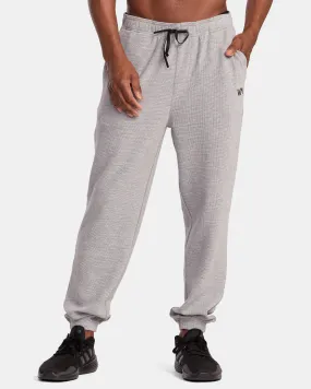 C-Able Waffle Knit Joggers - Heather Grey