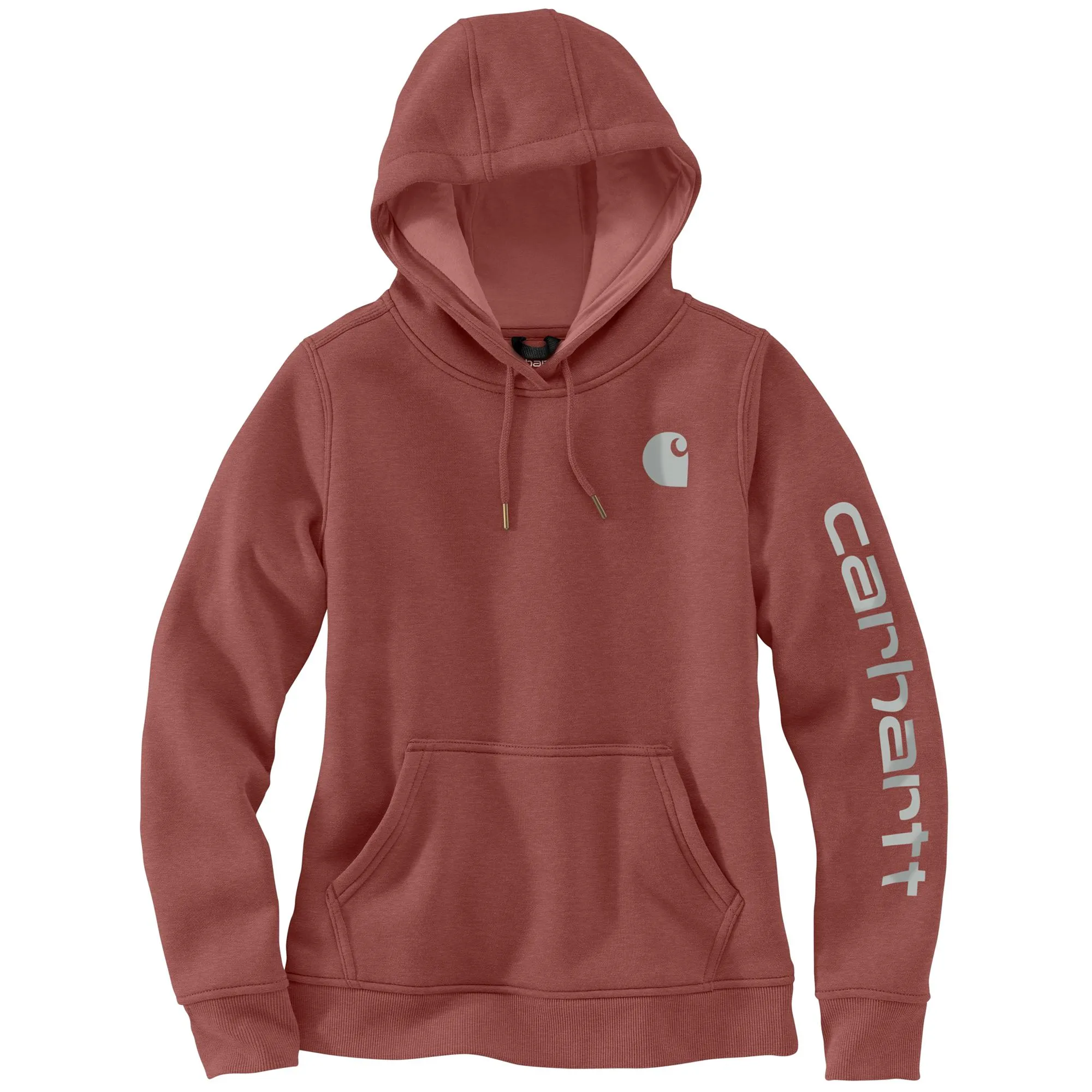 Carhartt Women's Clarksburg Graphic Sleeve Hoodie_Sable