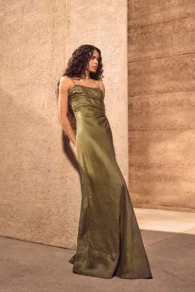 Clarice Draped Maxi Dress