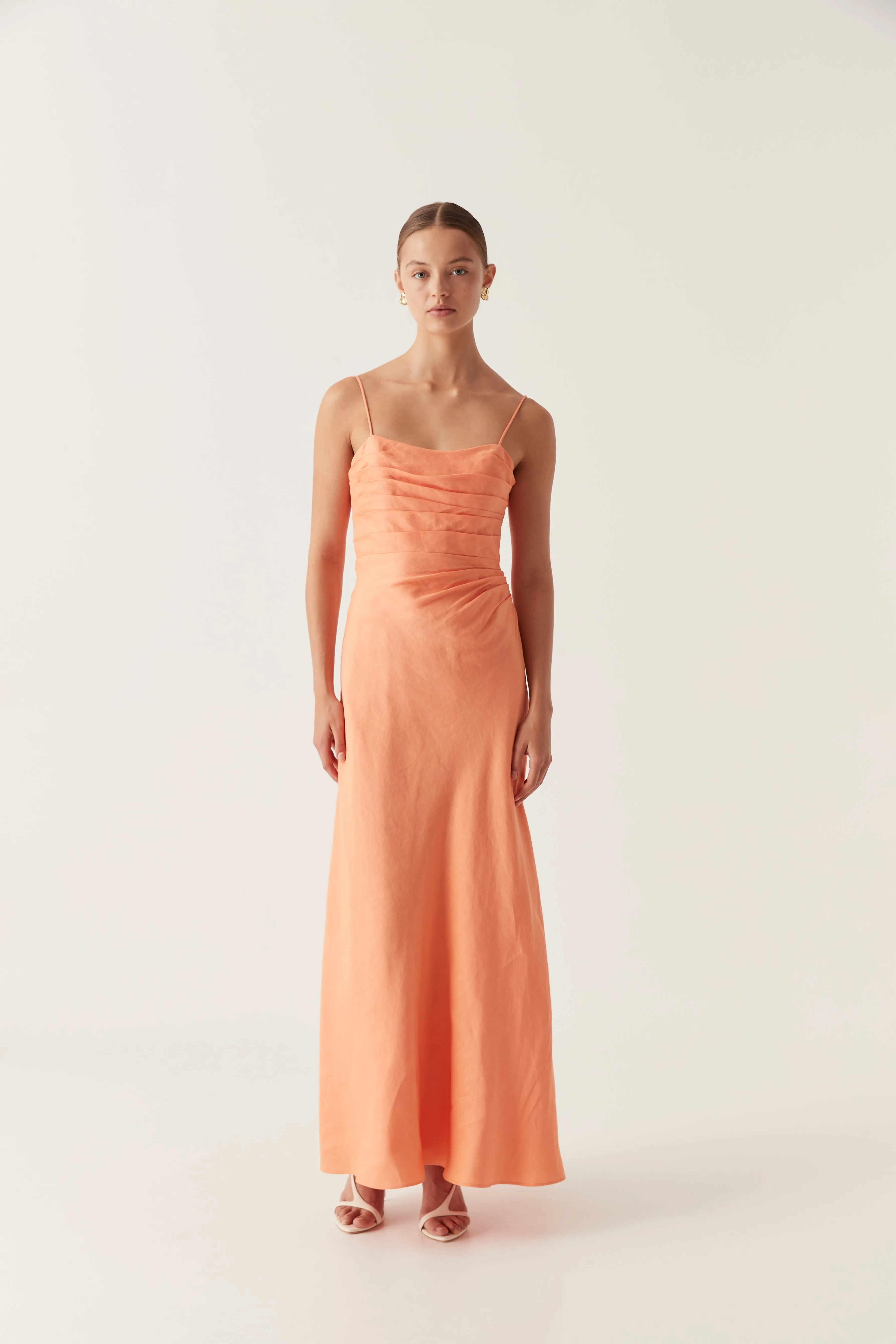 Clarice Draped Maxi Dress