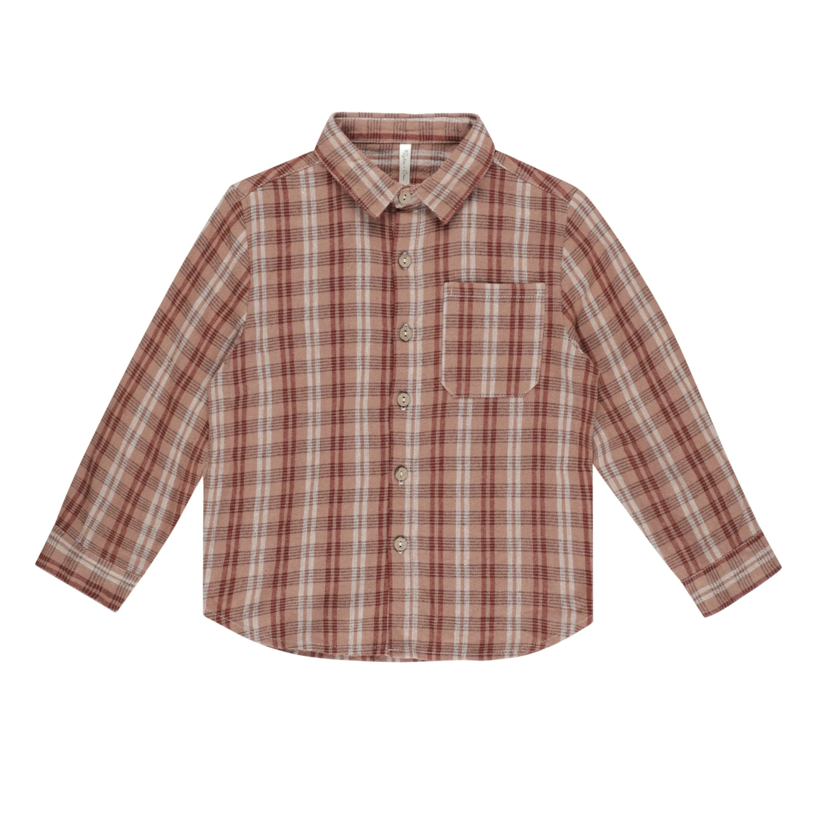 Collared Long Sleeve Shirt | Autumn Plaid