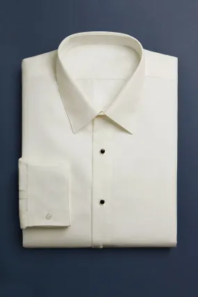 Como Ivory Laydown Tuxedo Shirt