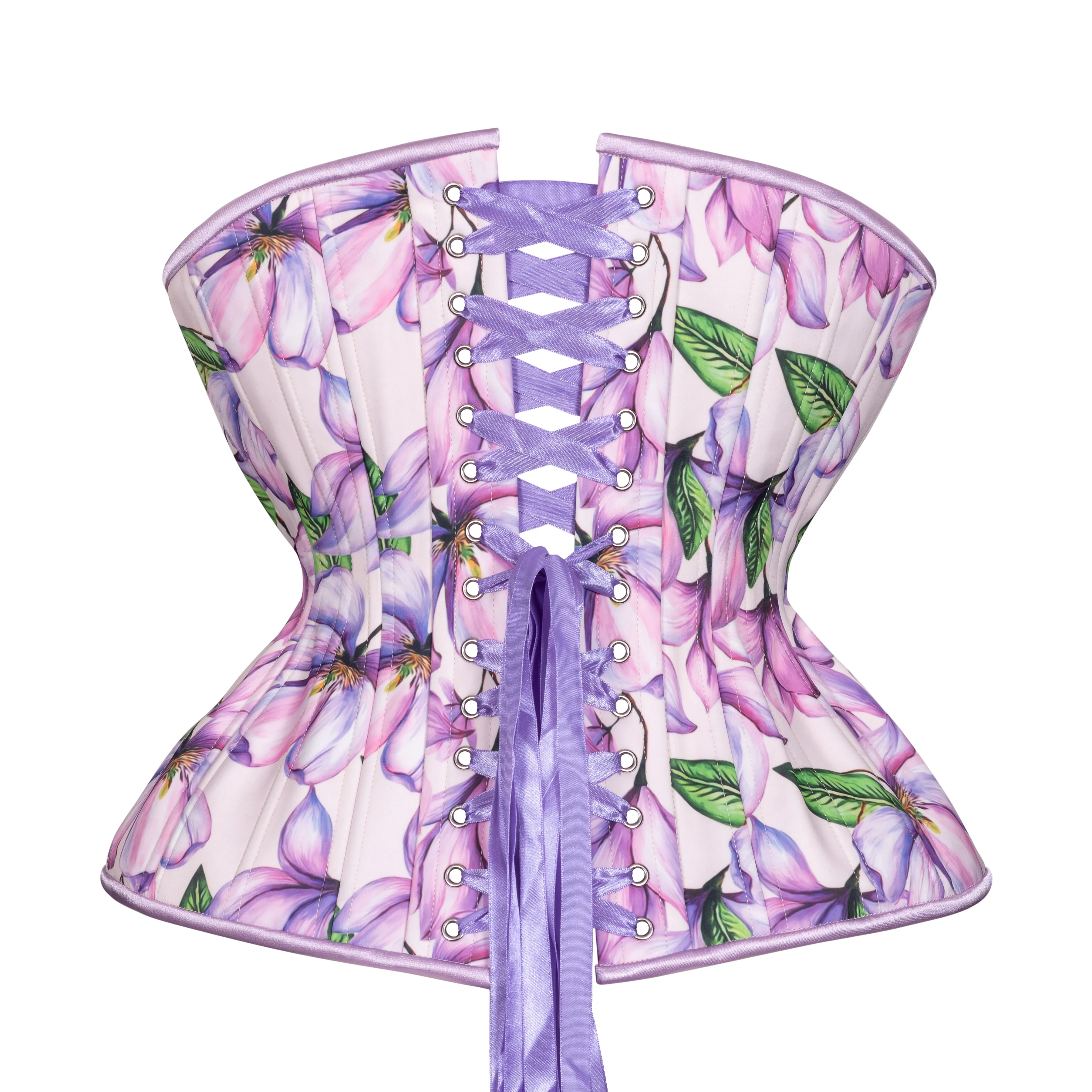 Crocus Delight Cupped Corset, Gemini Silhouette, Long