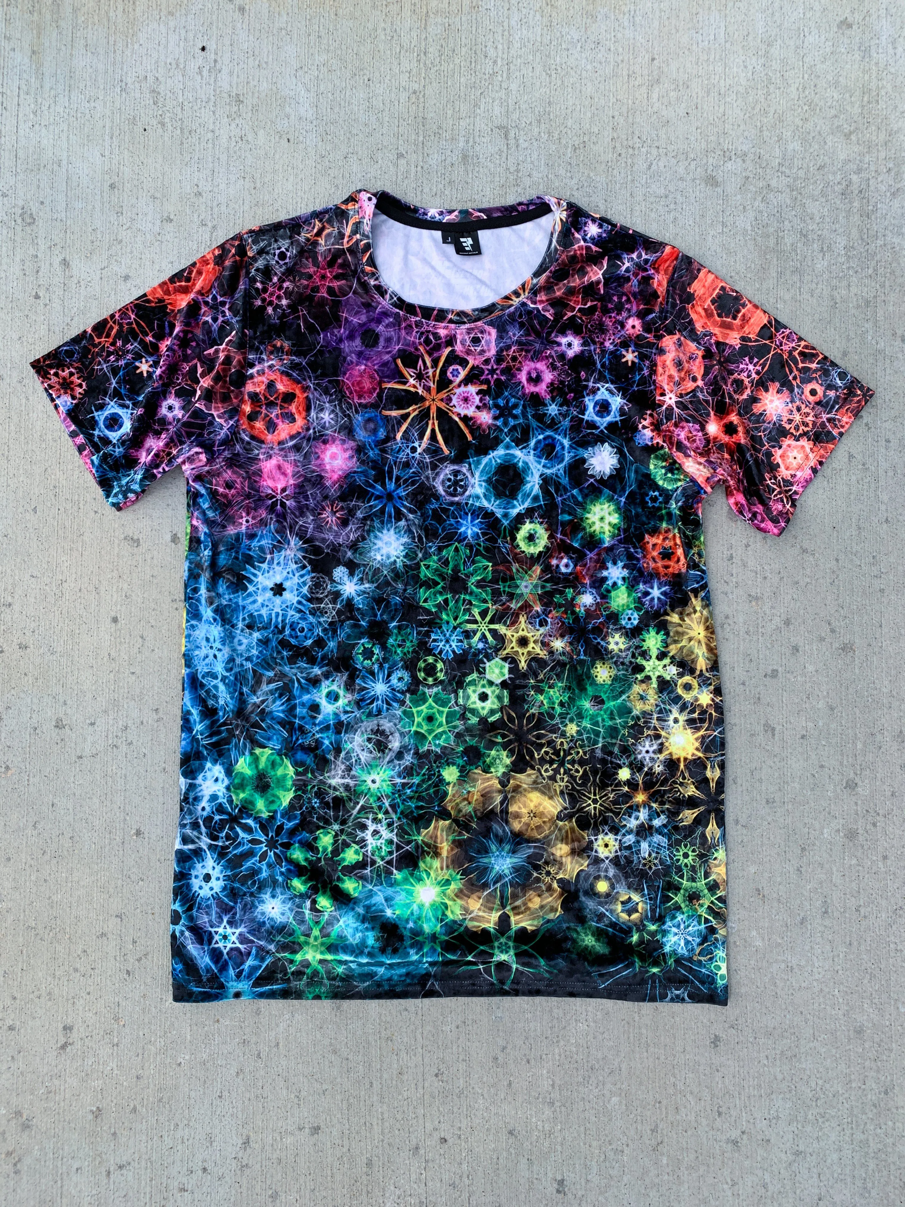 Crushed Velvet Trippy Constellations Unisex Crew