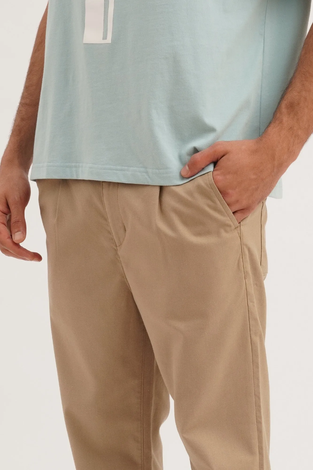 Dapper Fit Linen Trouser with Front Pleat