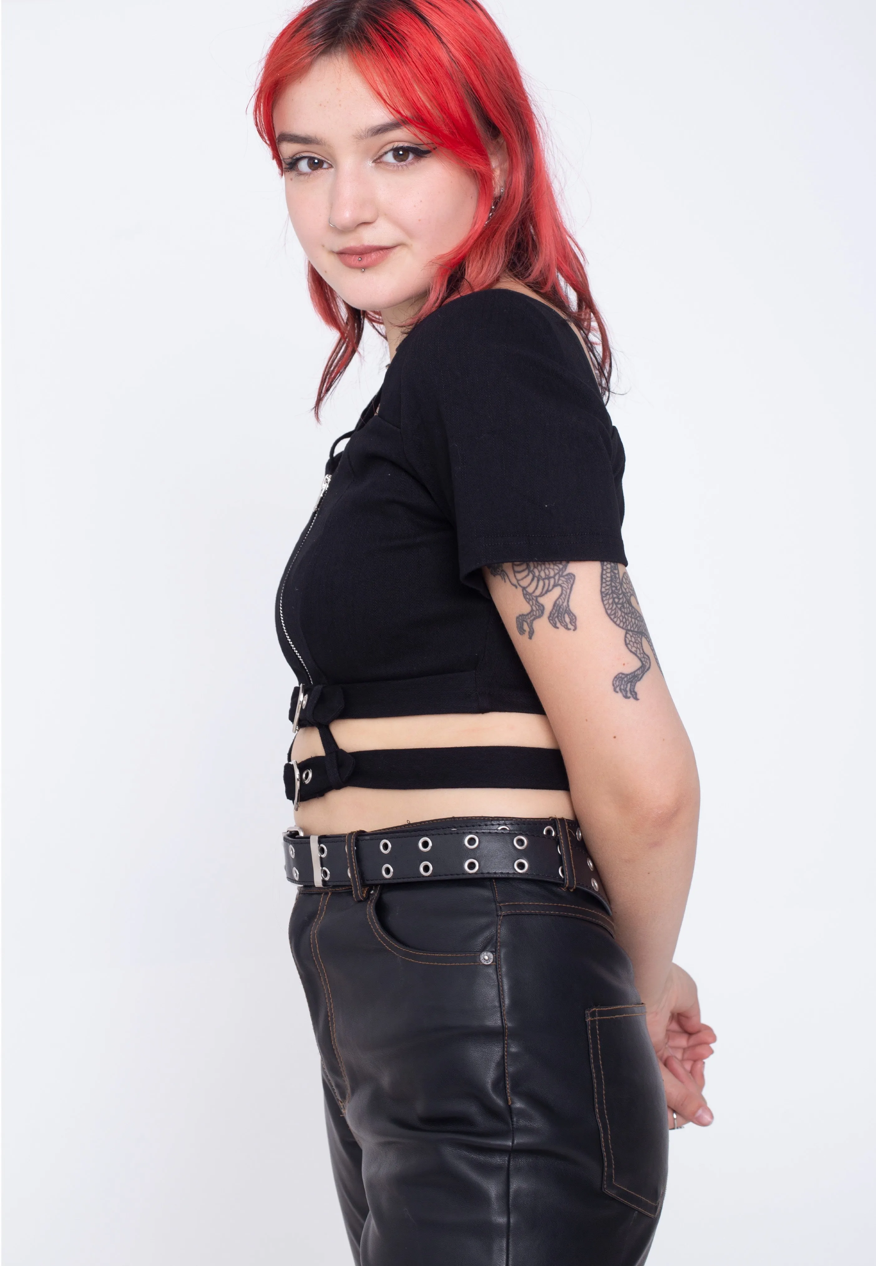 Dark In Love - Punk Zip Black - Top