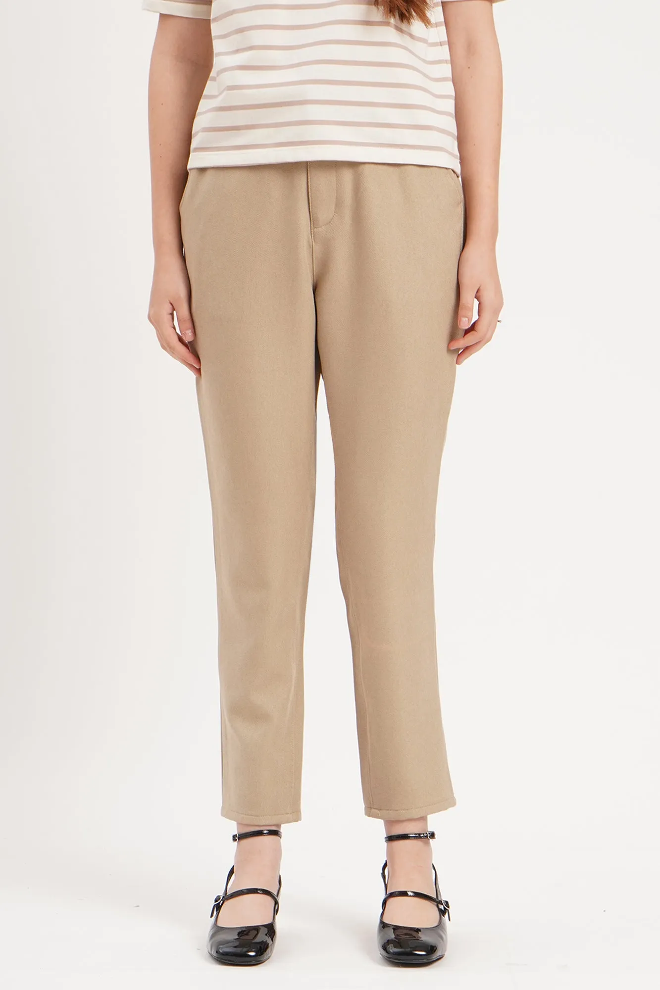 Dress Code Chic Fit Textured Trousers