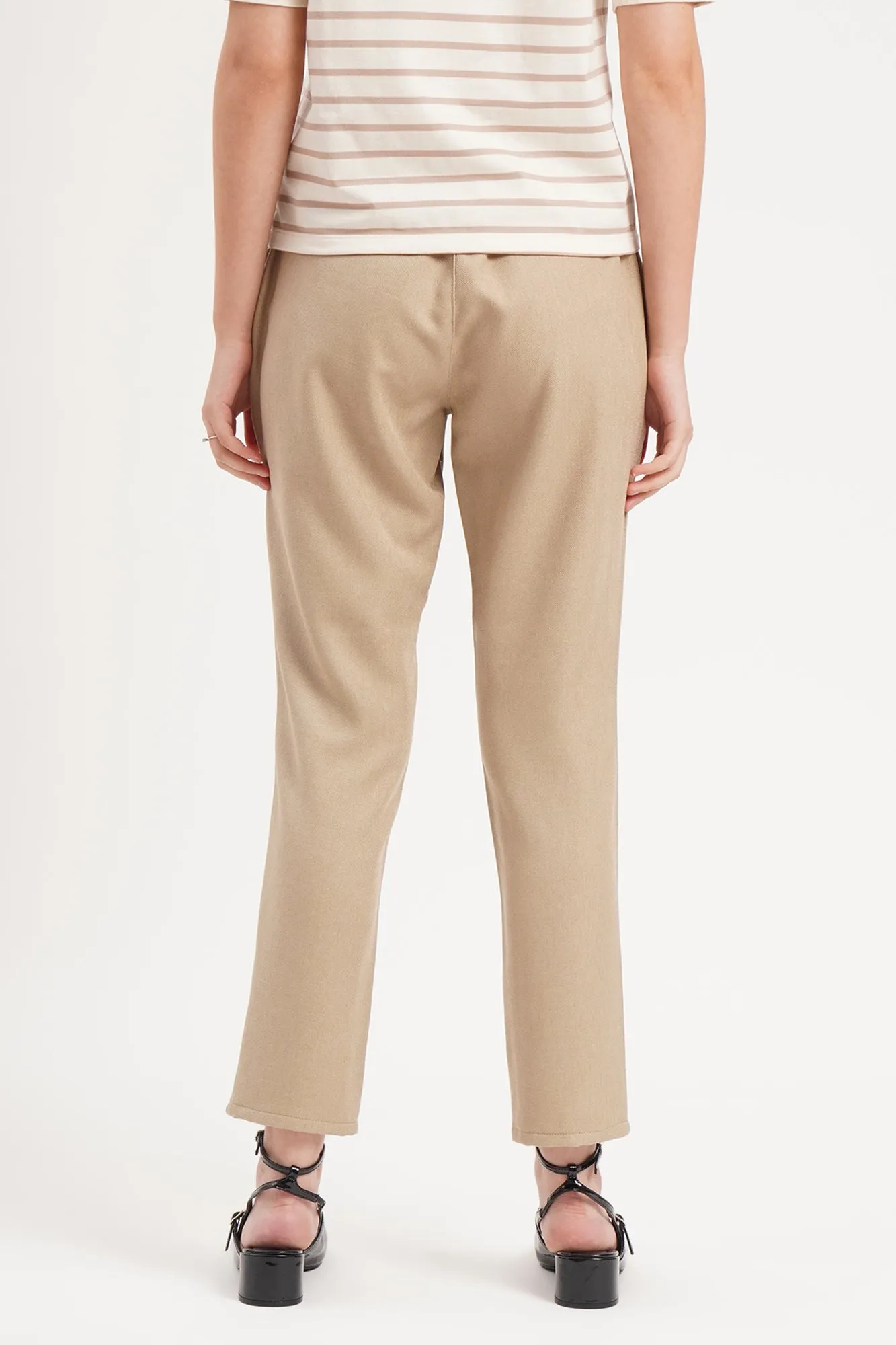 Dress Code Chic Fit Textured Trousers