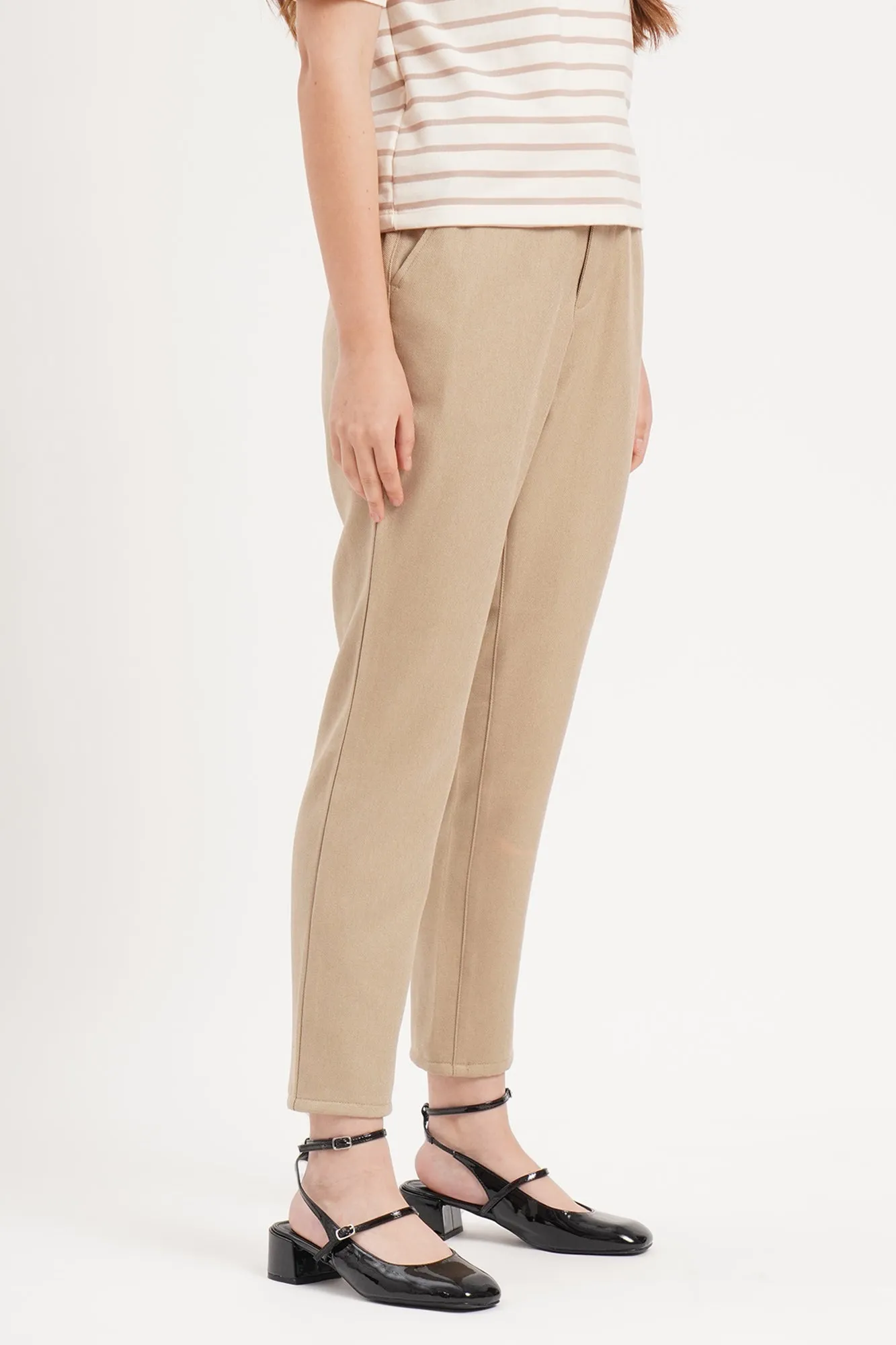 Dress Code Chic Fit Textured Trousers