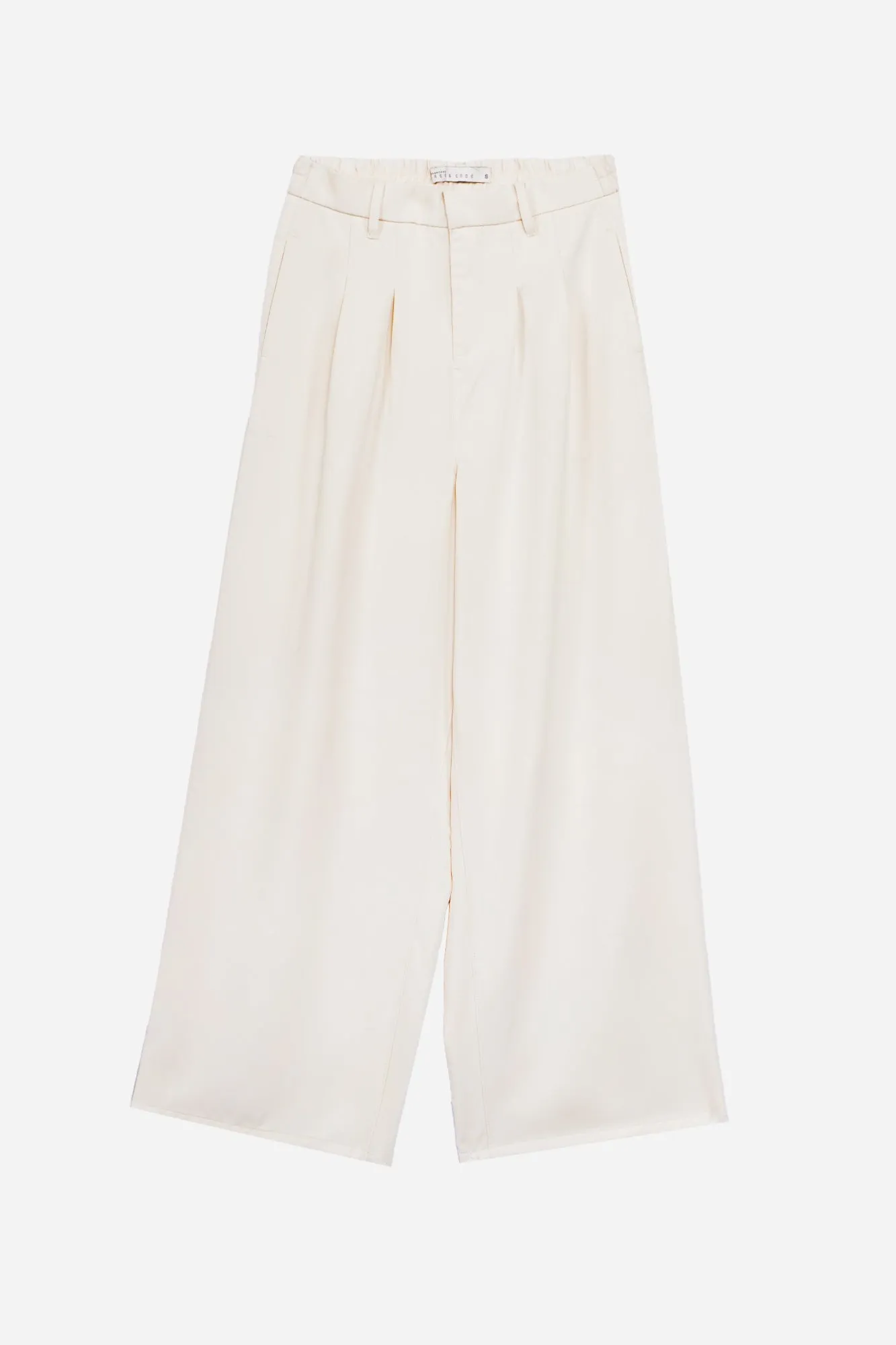 Dress Code Wide Leg Pleated Trousers