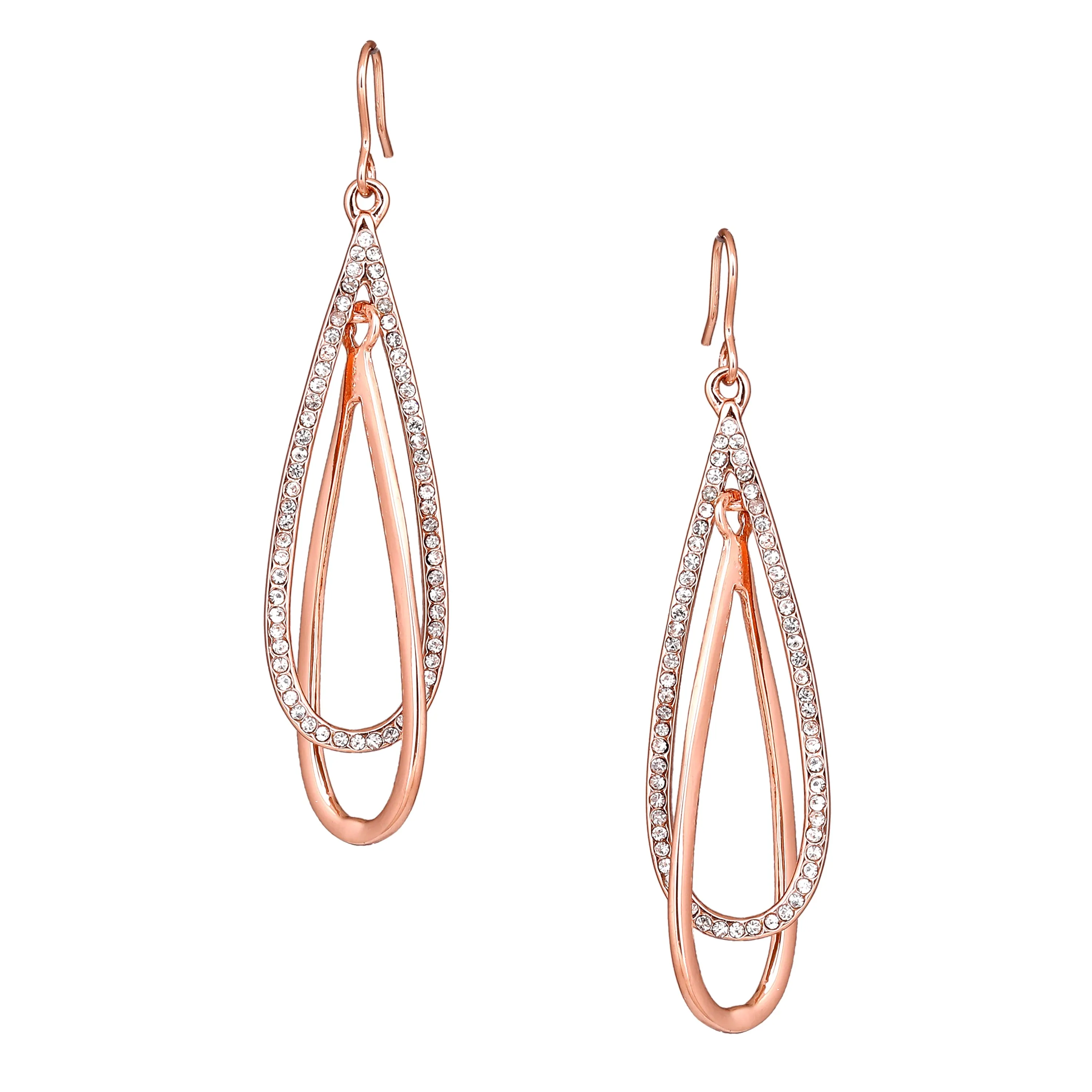 Estele Fancy hanging latest rose gold earrings for women