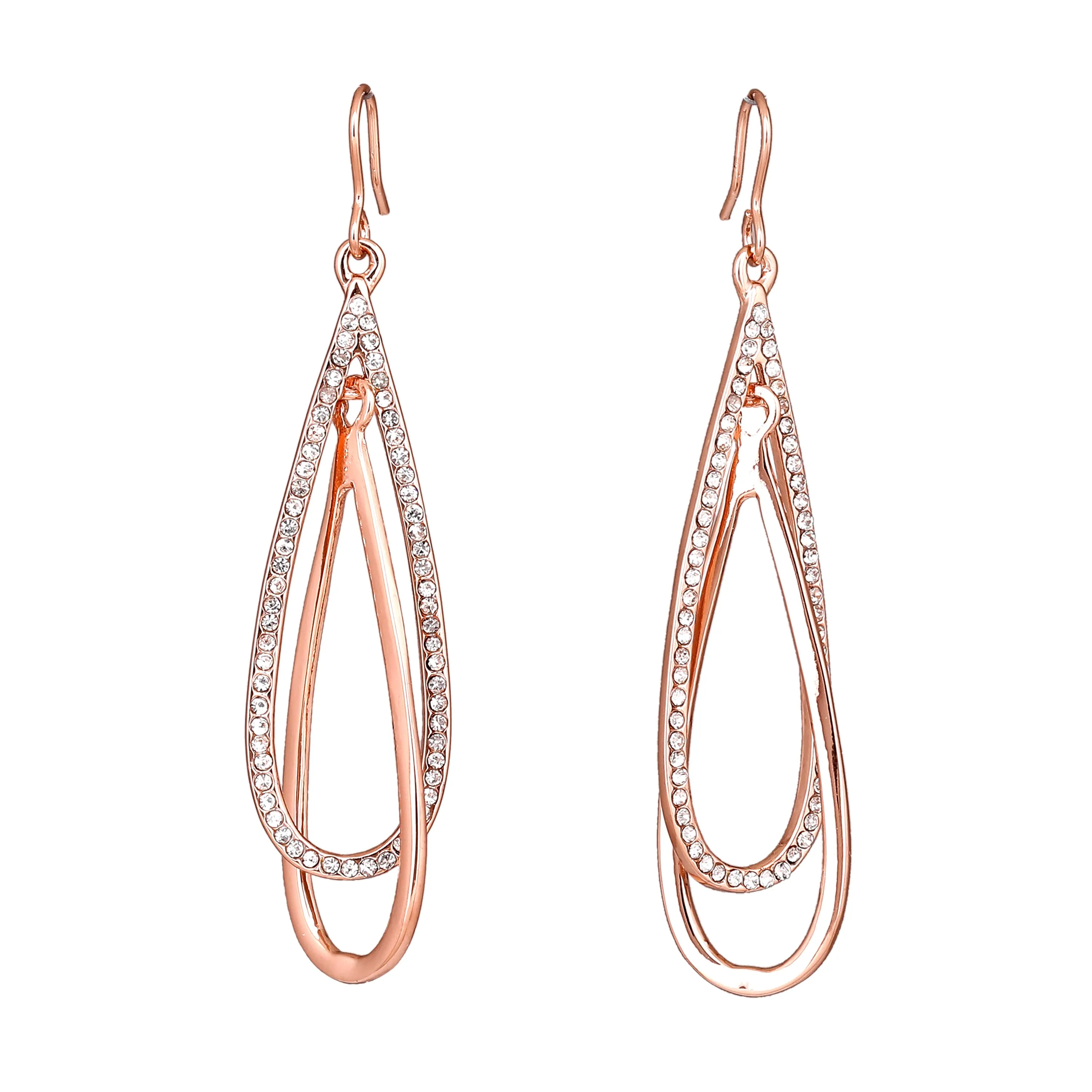 Estele Fancy hanging latest rose gold earrings for women