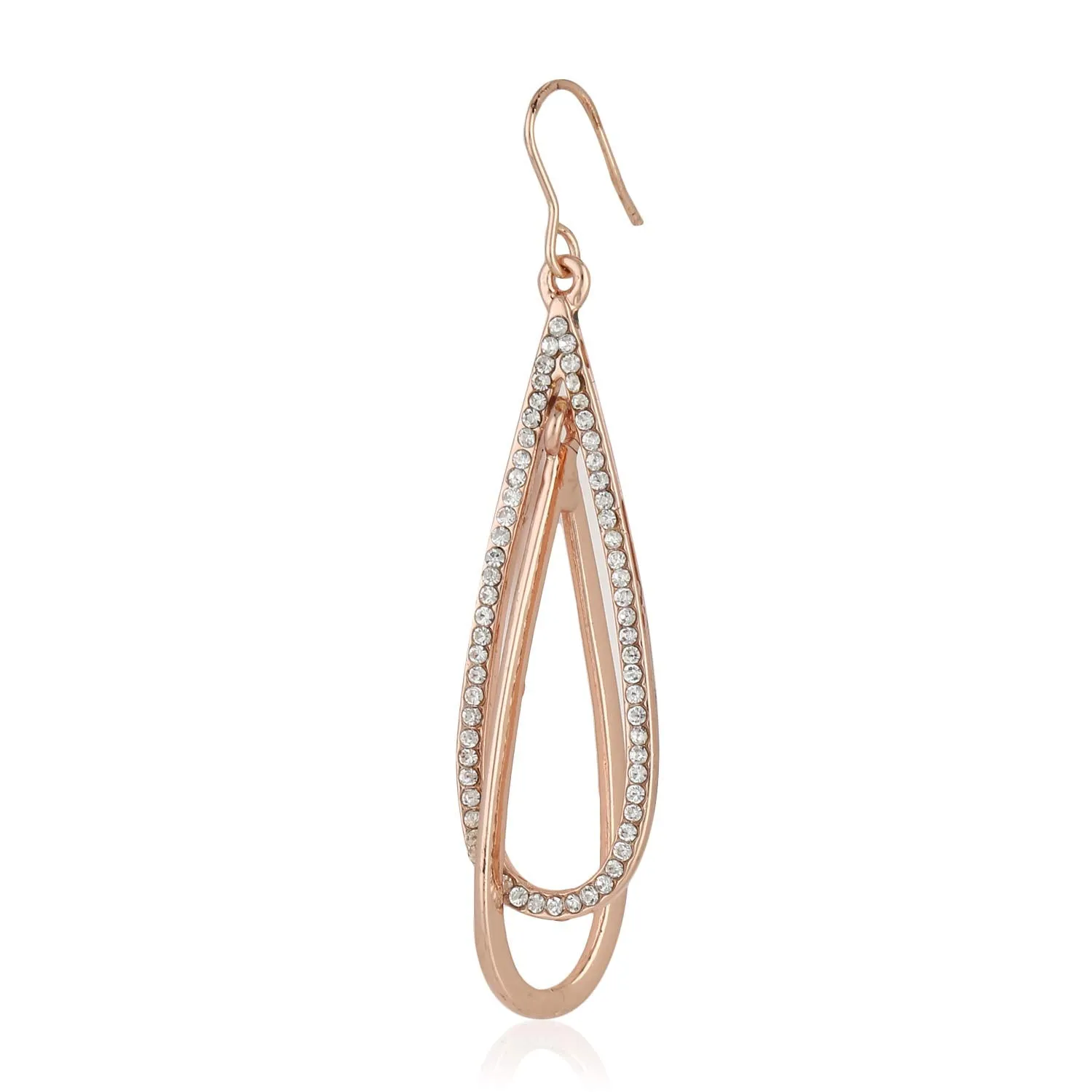 Estele Fancy hanging latest rose gold earrings for women