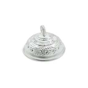 Finely Crafted Silver Chattar for Devotional Use