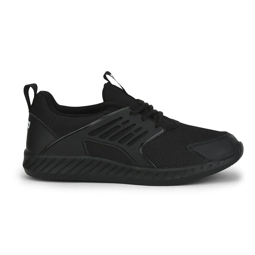 Force 10 By Liberty JACOB-E Sports Lacing Shoes For Men - Black