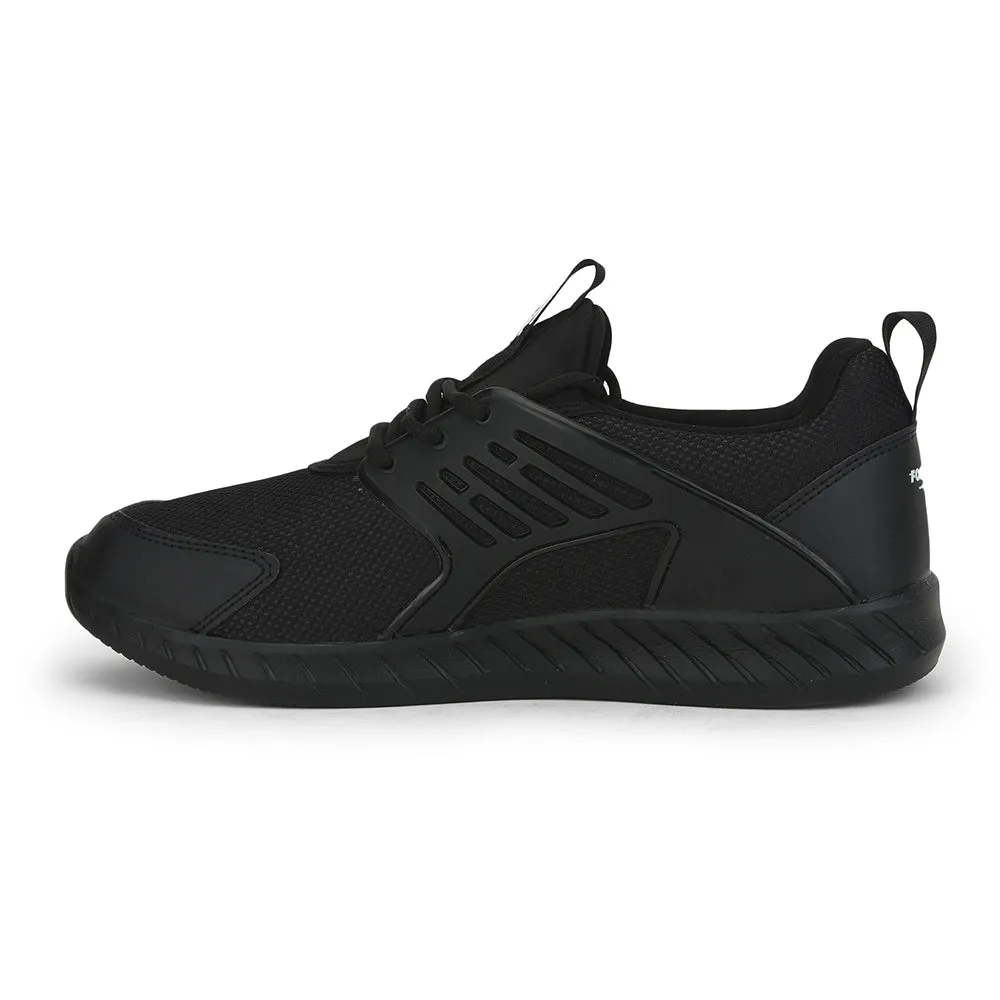 Force 10 By Liberty JACOB-E Sports Lacing Shoes For Men - Black