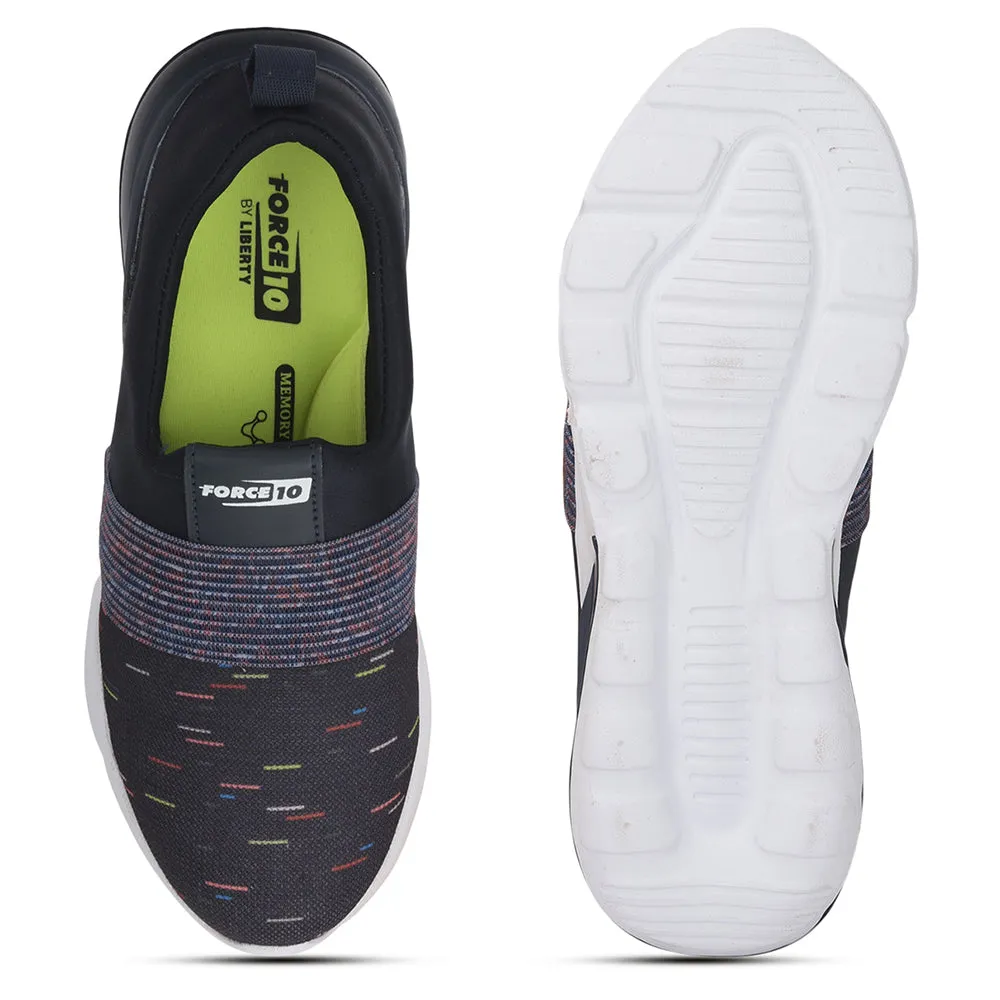 Force 10 Sports Non Lacing For Ladies (N.Blue) BEIRUT-2 by Liberty